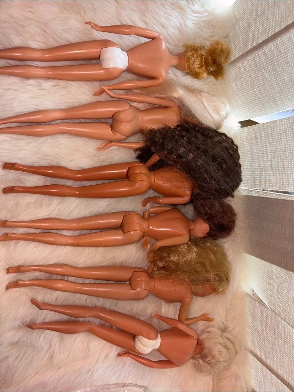 6 vintage Barbie’s